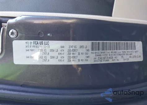 2020 Chrysler Pacifica Touring L from USA, damaged, VIN 2C4RC1BG7LR140328